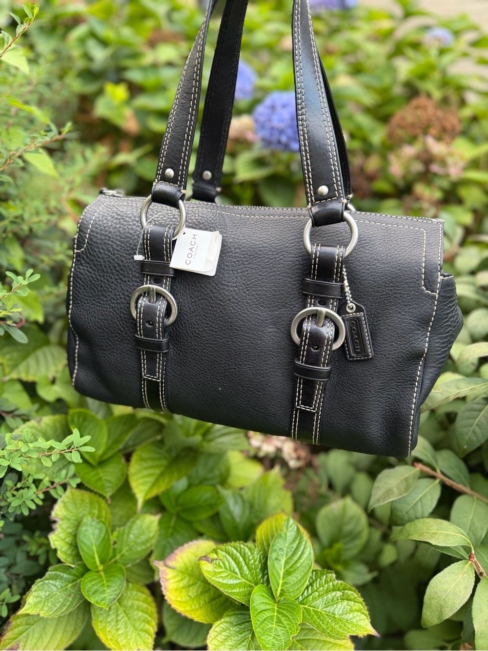 NWT Coach F10887 CHELSEA LEATHER ZIP SATCHEL